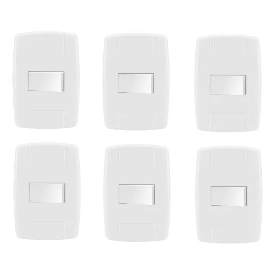 Interruptor Paralelo Three Way Apagador De Luz 4x2 Ilumi 6un
