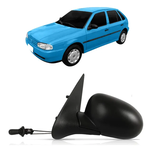Espejo Izquierdo Vw Gol G2 4 Puertas 1995  1999 Con Control