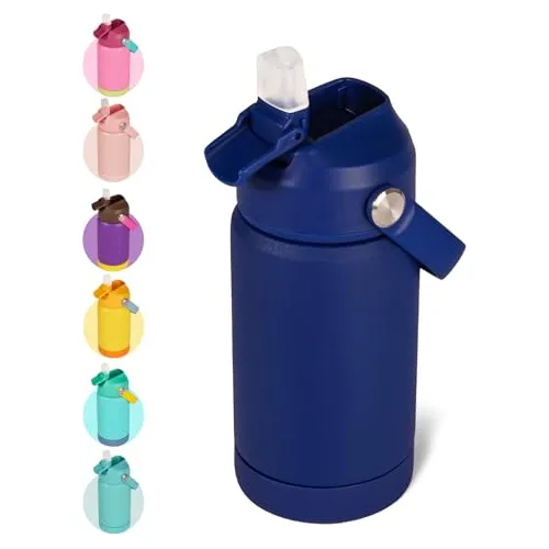 Kerilyn 12oz Botella De Agua Aislada Para Niños, Copa 1gpfs