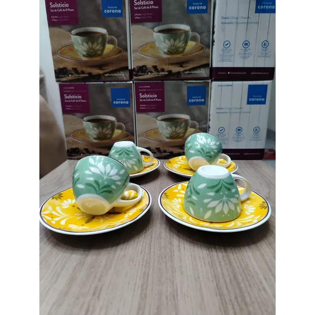 Set De Tazas Para Café Expreso Corona X 8 Piezas