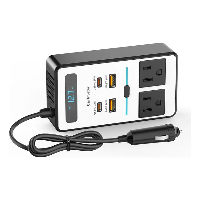 Convertidor Inversor De Corriente Para Auto 12v A 110v 200w