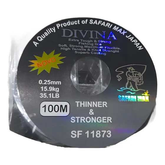 Multifilamento Divina 0.25mm X 300 Mts.safari Max - Continuo