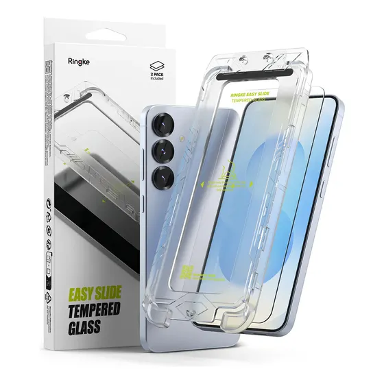 Mica De Vidrio Ringke Easy Slide Para Galaxy S25 Plus 2-pack | Cuotas sin interés