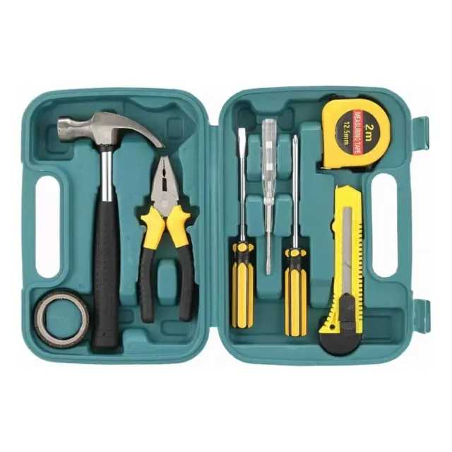 Kit 9 Piezas Valija Herramientas Set Completo Alta Caliad