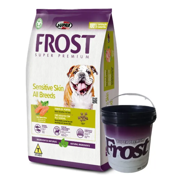 Ración Perro Adulto Frost Sensitive Skin 10,1 Kg + Regalo