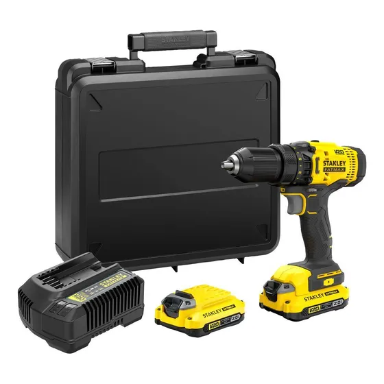 Furadeira E Parafusadeira Stanley Scd700d2k C/ Acessórios