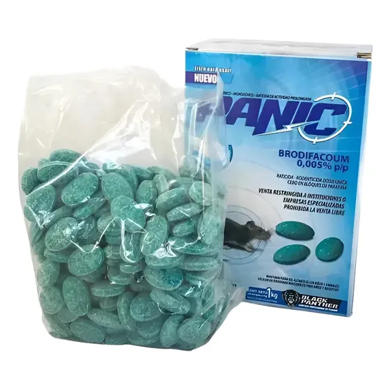Veneno Para Ratas Cebo En Bloque Panic X1kg