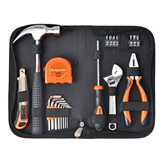 Estuche Con 24 Herramientas Combinadas Tactix 900194