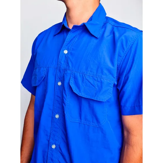 Camisa Tipo Columbia Caballero Manga Corta