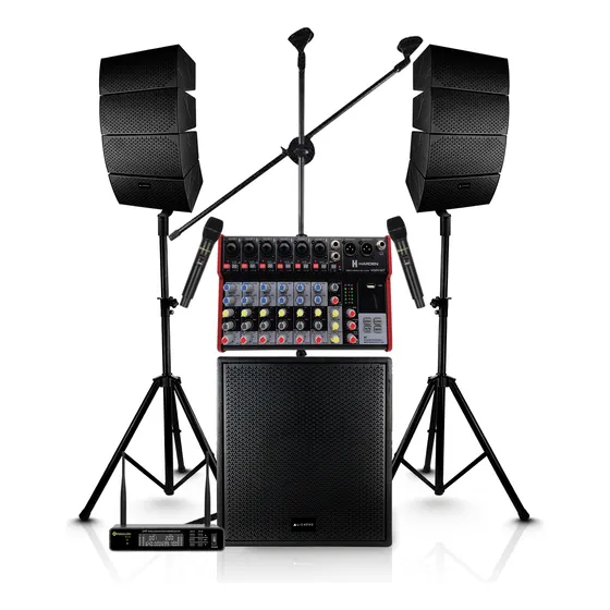 Equipo Sonido Alienpro Fiestas, Escuelas Y Eventos Color Negro
