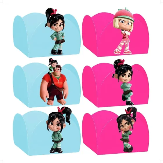 Kit Forminhas Vanellope 100 Unidades