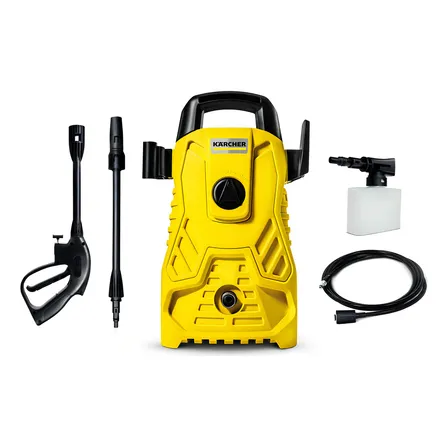 Lavadora Compacta De Alta Presión Kärcher, 1500 Psi, 1200 W, Color Amarillo,