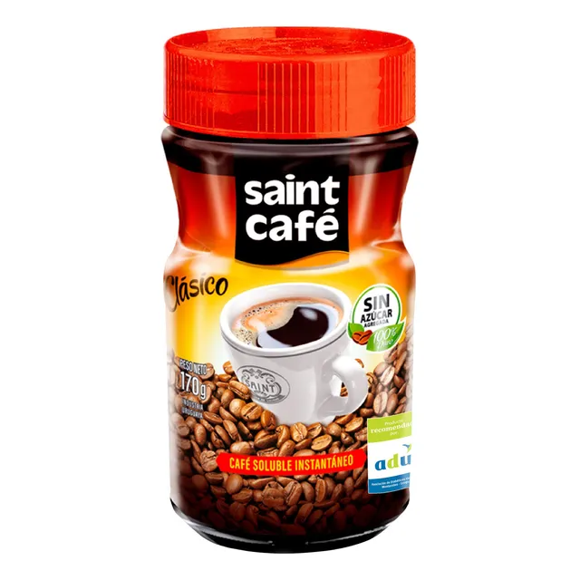 Frasco De Café Clásico Saint Café 170g Adu