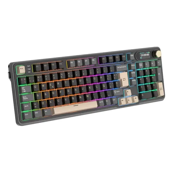 Teclado Mecánico Inalámbrico Royal Kludge S98 Pantalla RGB Español