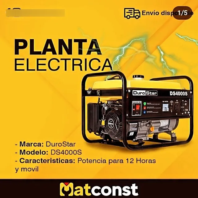 Generador Planta Eléctrica Duro Star Ds4000s
