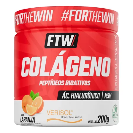 Colágeno Verisol 200g Sabor Laranja - Ftw