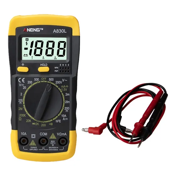 Medidor De Voltaje Digital Lcd  Medidor De Corriente Continu