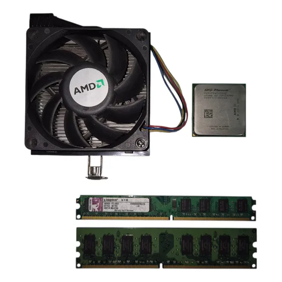 Amd Phenom X3 8400 De 3 Núcleos A 2.1ghz + Cooler Y Ram