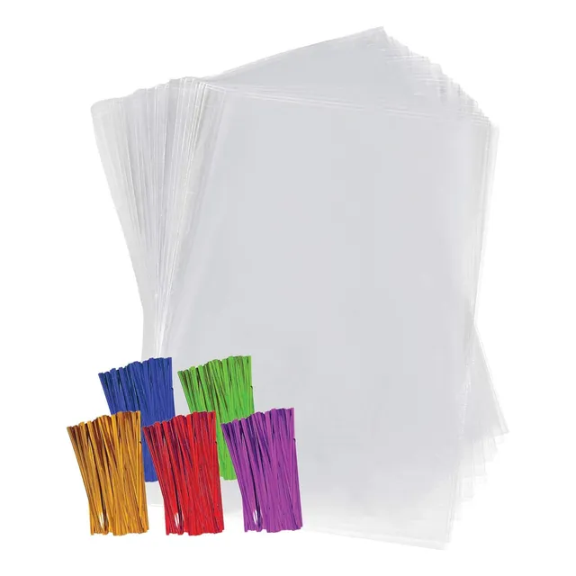 Bolsas De Celofán De Plástico Transparente De 4 Pulgadas