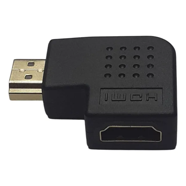 Adaptador Hdmi A 90° Macho Hembra Video Pc Computadora