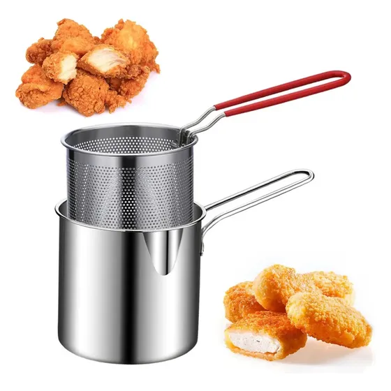 Freidora Olla Desmontable Con Cesta Para Papas Fritas A.-