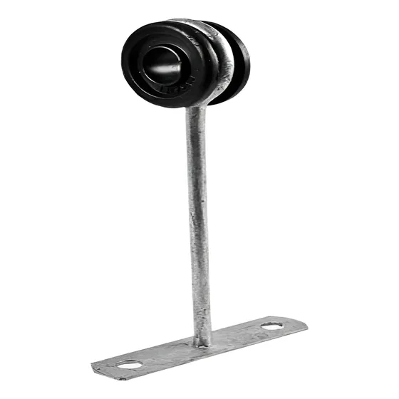 Kit 10 Suportes Aterramento Isolador Para Raio Predial 20cm Cor Prateado