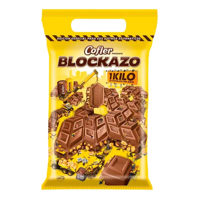 Chocolate Cofler Blockazo X 1 Kg. - Envíos 