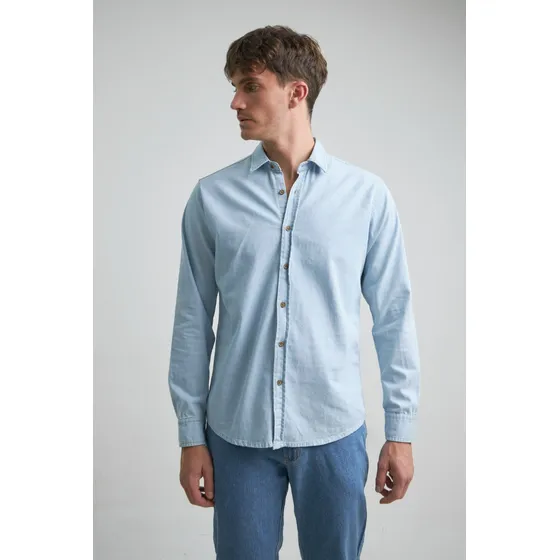 Camisa Denim Blue Jim I25