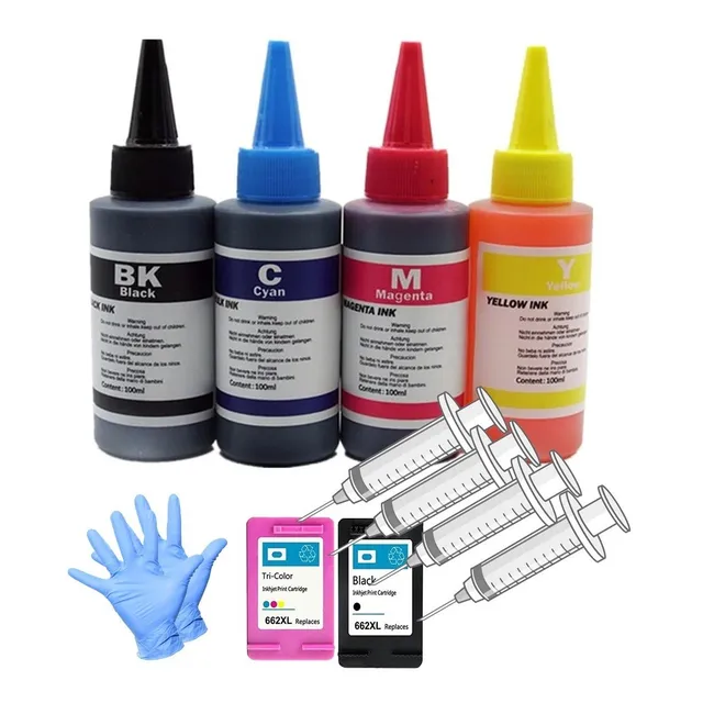 Tintas Para Recargar Cartuchos 662 662xl Impr 1515 2515 2545