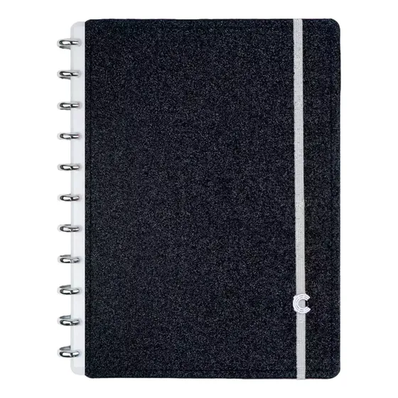 Cuaderno Inteligente 21x28 - Let`s Glitter Black