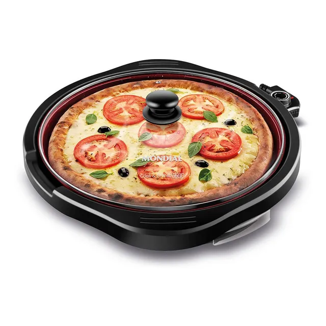 Grill Redondo Cook & Grill 1270w G-03-rc Red Ceramic Mondial 127V