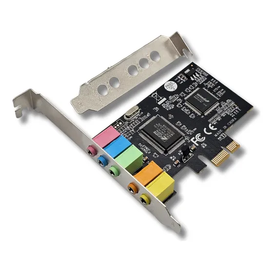 Placa Audio Pcie Sonido 4.1 Canales Amitosai Mts-pcie3d4ch Color Verde oscuro