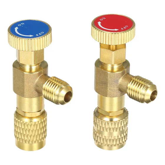 Qw1 Válvula R410 Carga Refrigerante R12 Flujo Fluor Control