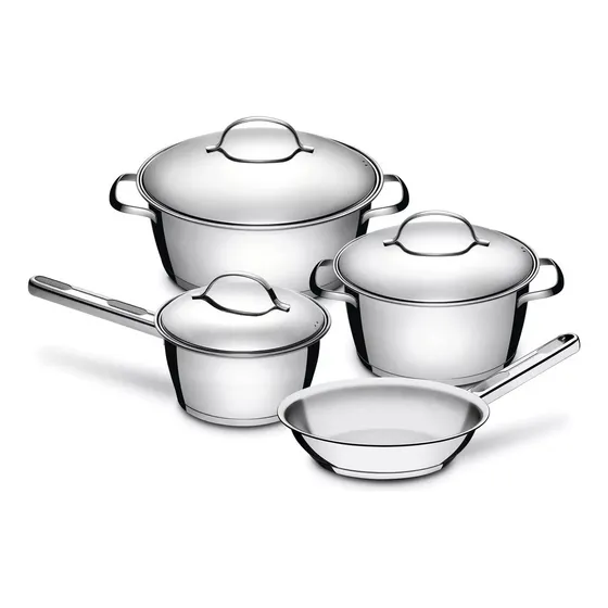 Juego Bateria Tramontina Ollas 4 Piezas Allegra Set Cocina