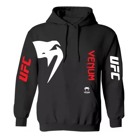 Buzo Canguro Felpa Estampado Venum Ufc Unisex