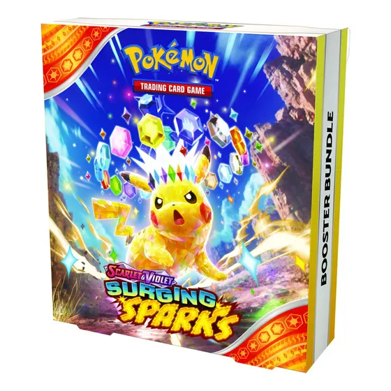Pokemon Tcg S&v Surging Sparks Booster Bundle idioma inglés 60 tarjetas