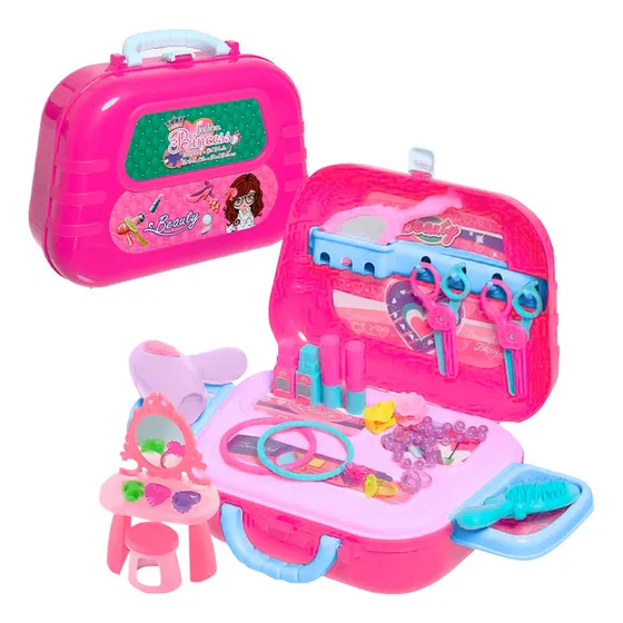 Juego Infantil Set De Belleza 25 Piezas Con Maletín