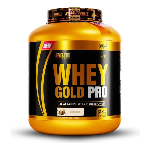 Proteína Whey Gold Pro 6.6lbs Cookies + Shaker
