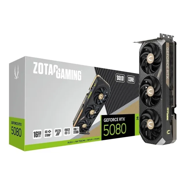 Tarjeta De Video Zotac Rtx 5080 Solid Core 16gb Gddr7