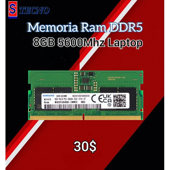 Memoria Ram Ddr5 8gb Laptop