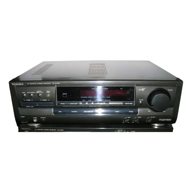 Sintoamplificador Technics Sa-ex500 Impecable C/control 240w Gris Oscuro