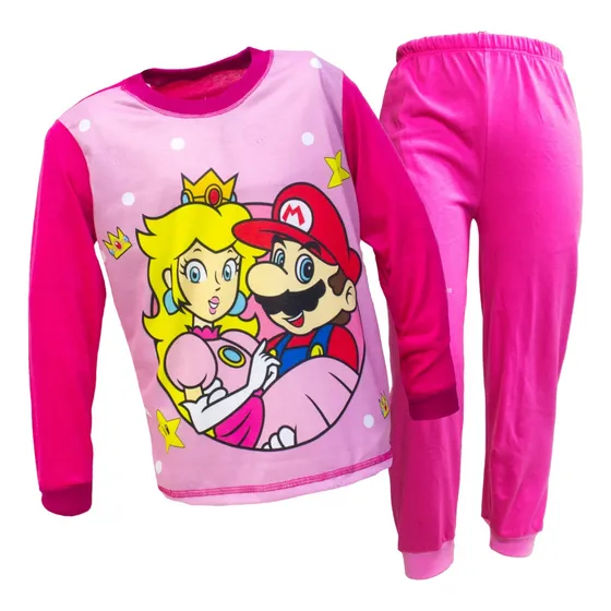 Pijama De Princesa Peach Y Mario 