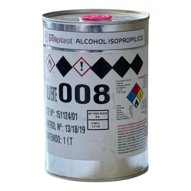 Alcohol X 1 Lts 99% Pureza Limpieza Desinfeccion