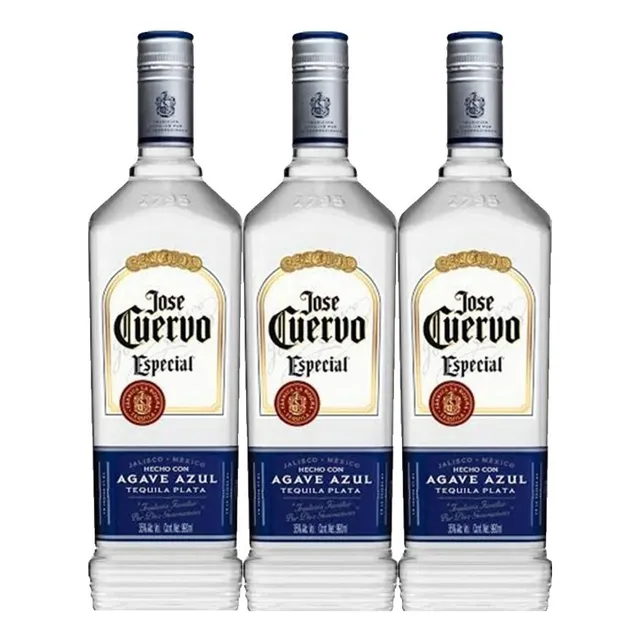 Pack De 3 Piezas Tequila José Cuervo Especial Plata 990 Ml