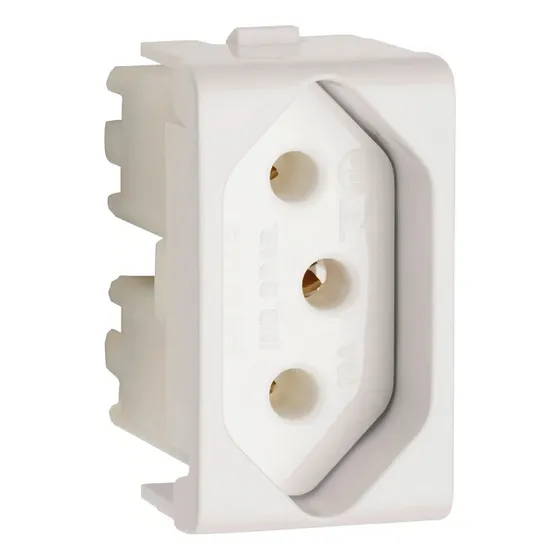 Módulo Tomada 2p+t 1 Posto 20a 250v Branco Lunare Schneider
