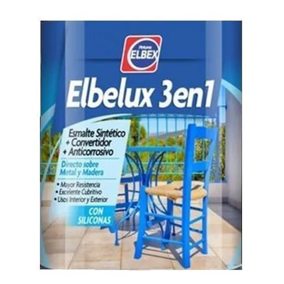 Esmalte Brillante 3en1 Elbex 4lts.-  Ynter Industrial