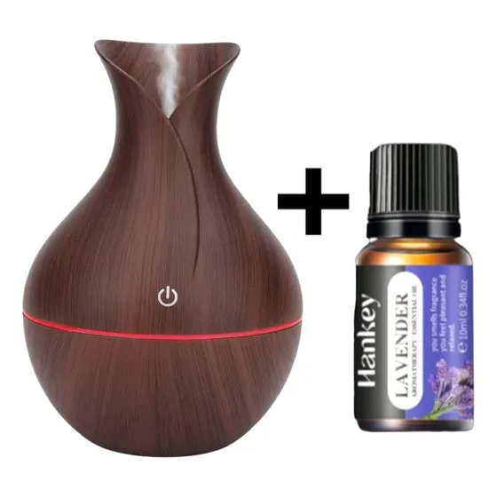 Humidificador Difusor De Aroma Usb + 2 Esencias Aromáticas