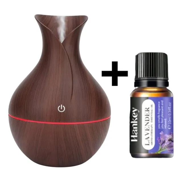 Humidificador Difusor De Aroma Usb + 2 Esencias Aromáticas