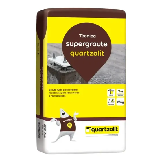 Argamassa Interna E Externa Supergraute 25kg - Quartzolit