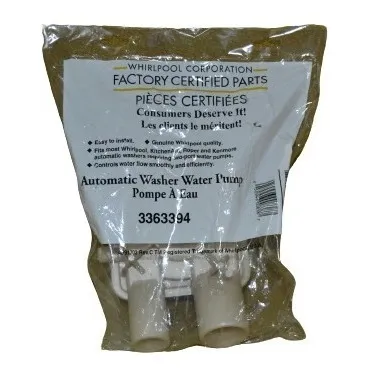 Bomba De Agua Whirlpool Boca Pequeña Y Grande